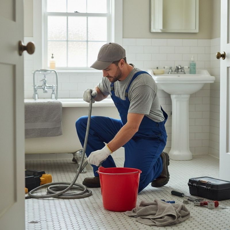 Bathroom Drain Installation